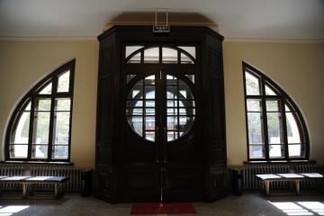 歐式木制作門斗